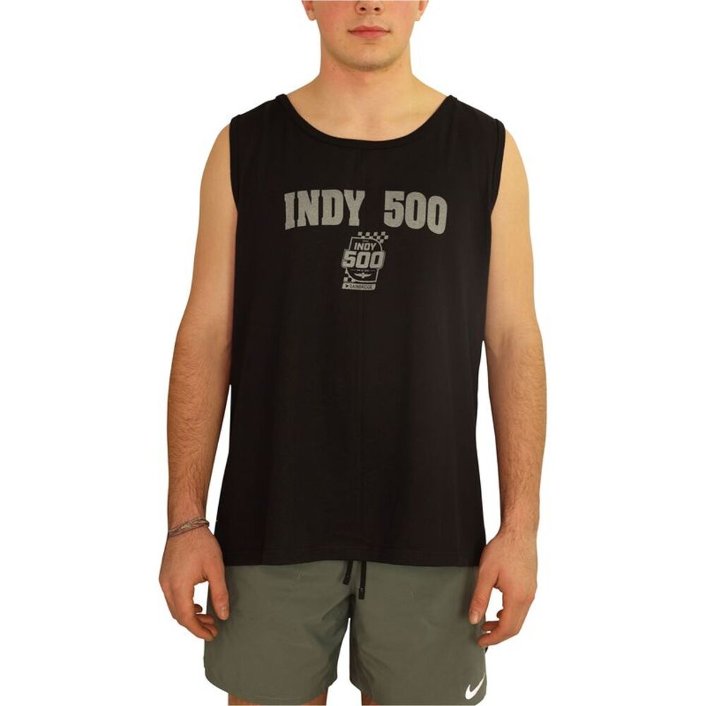 Indy 500 Mens Logo Print Tank Top, NWT